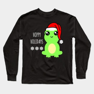 Cute Christmas Frog Long Sleeve T-Shirt